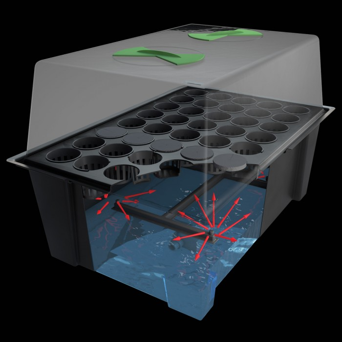 X-Stream 40 Hydro Gewächshaus Propagator Details 1
